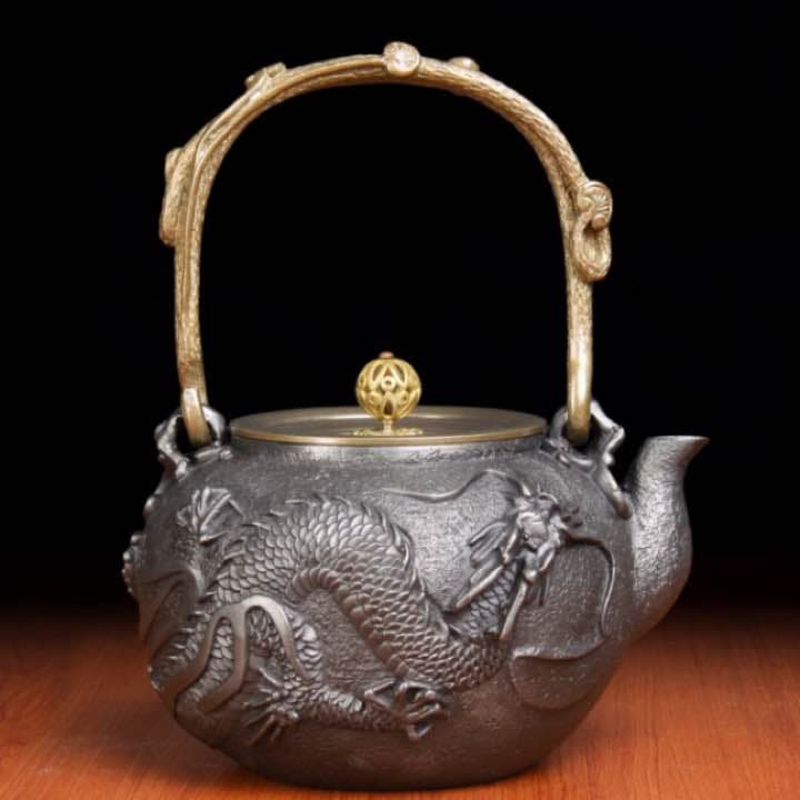 SW 松紋堂 鉄器 急須 伝統工芸 手作り 鉄分補給 鉄瓶　019