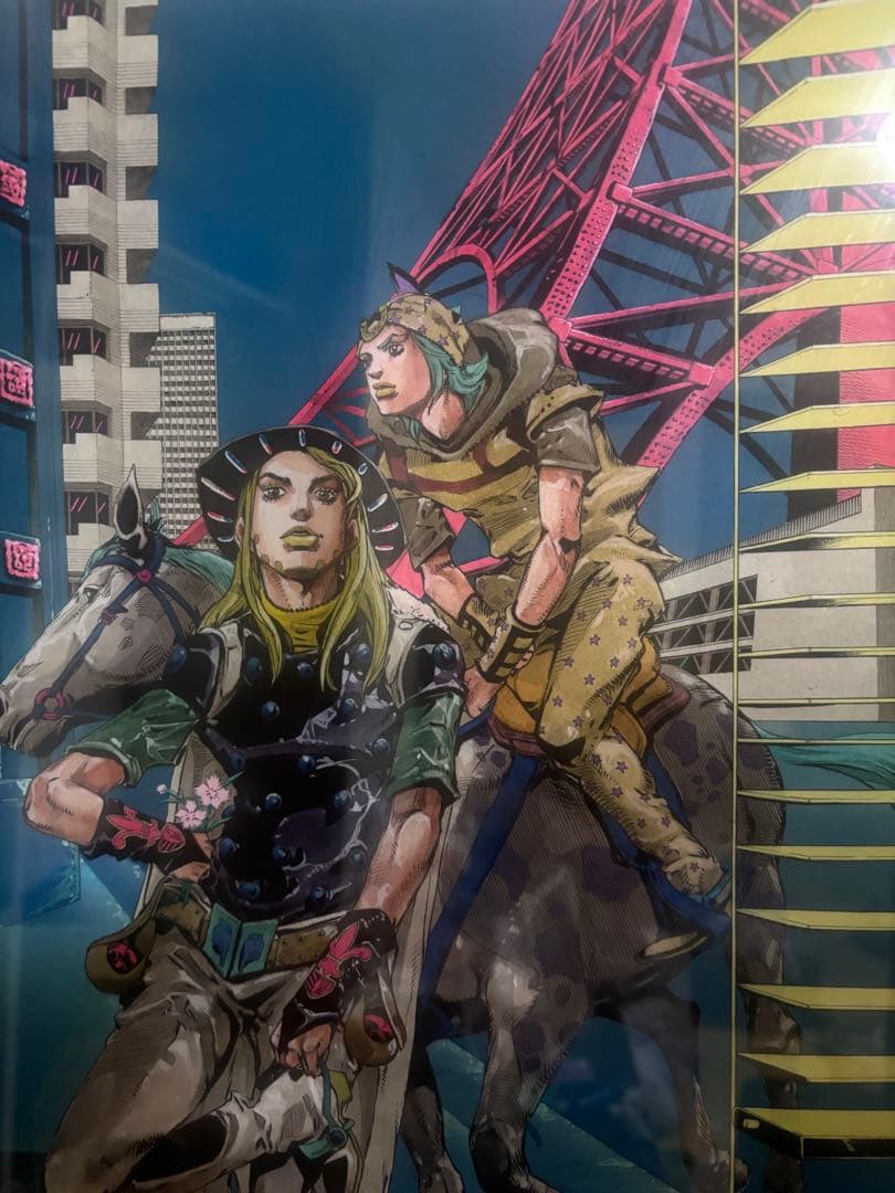 ジョジョの奇妙な冒険 ７部SBR 複製原画　ジョジョ展2012