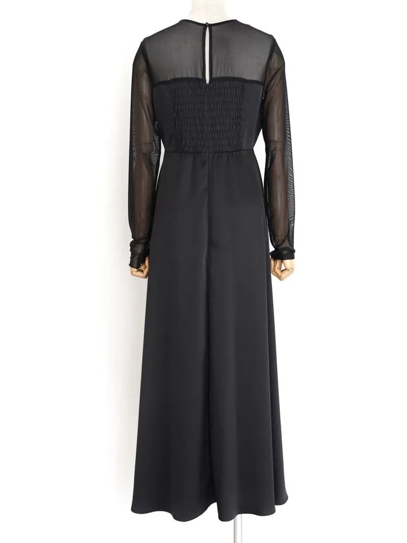 新品タグ付　Ameri UPPER EMBROIDERY FLARE DRESS