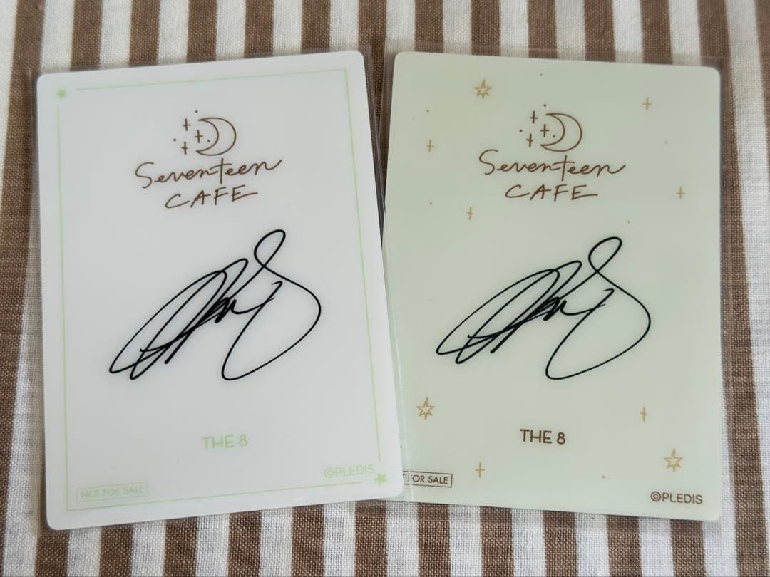 SEVENTEEN THE8 セブチカフェ 2021 特典 トレカ 2枚セット①