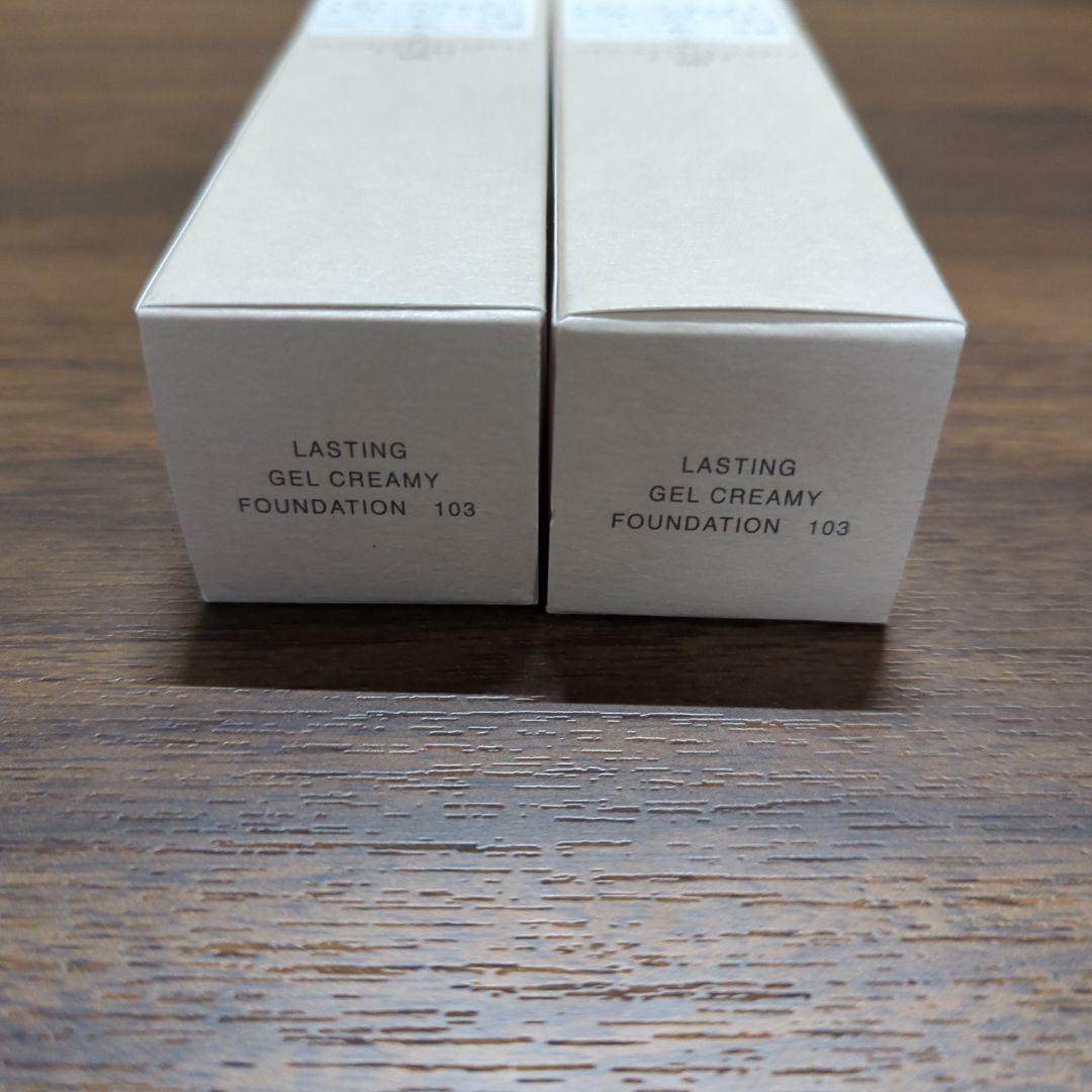 新品RMK ラスティング ジェルクリーミィファンデーション 103 30g×2