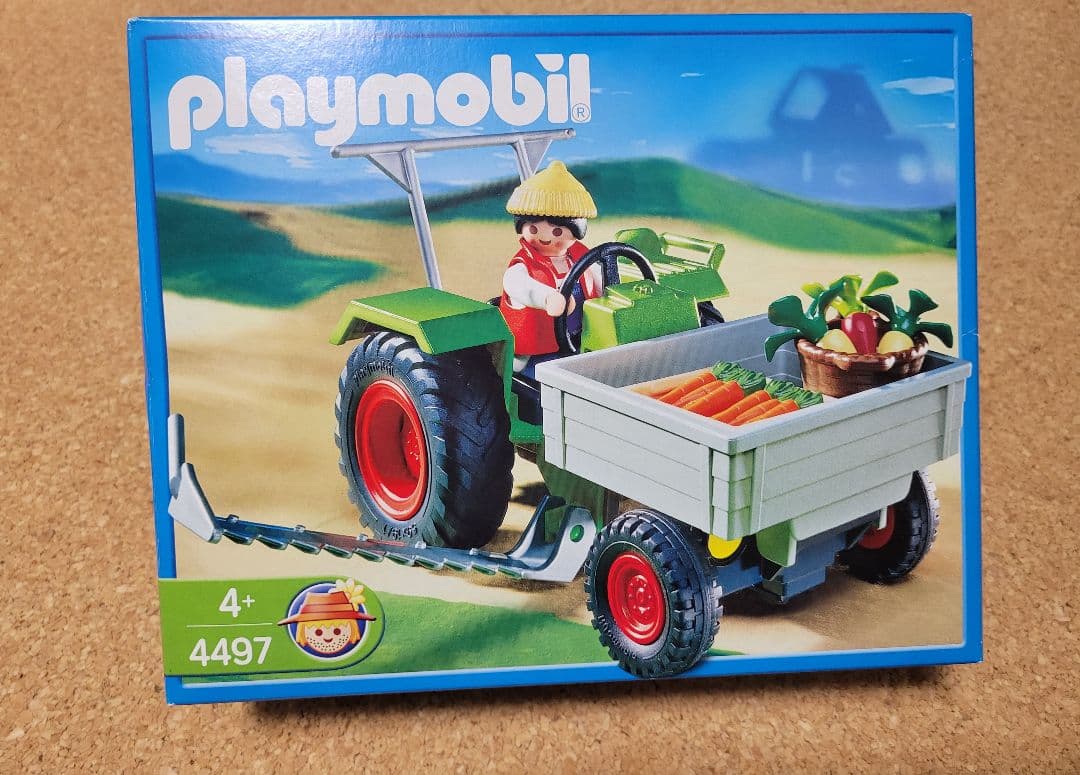 プレイモービル のりもの 農家のトラクター 4497
