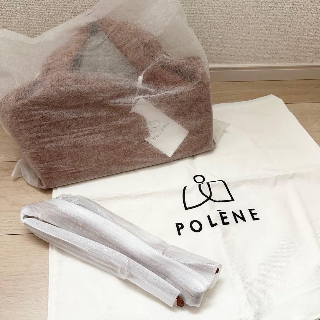POLÈNE ハンドバッグ ブラウン