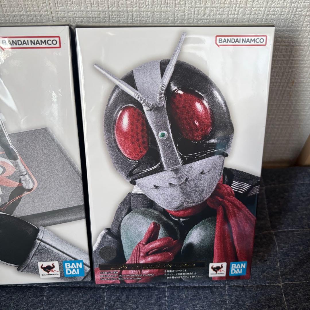 【新品未開封】真骨彫製法　仮面ライダー フィギュア スタンド付き セット