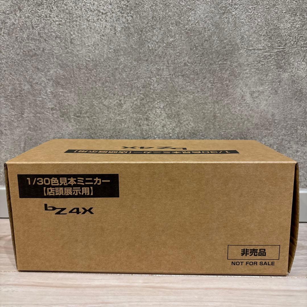 [非売品]トヨタ 新型bz4X ミニカープレシャスメタルシルバー