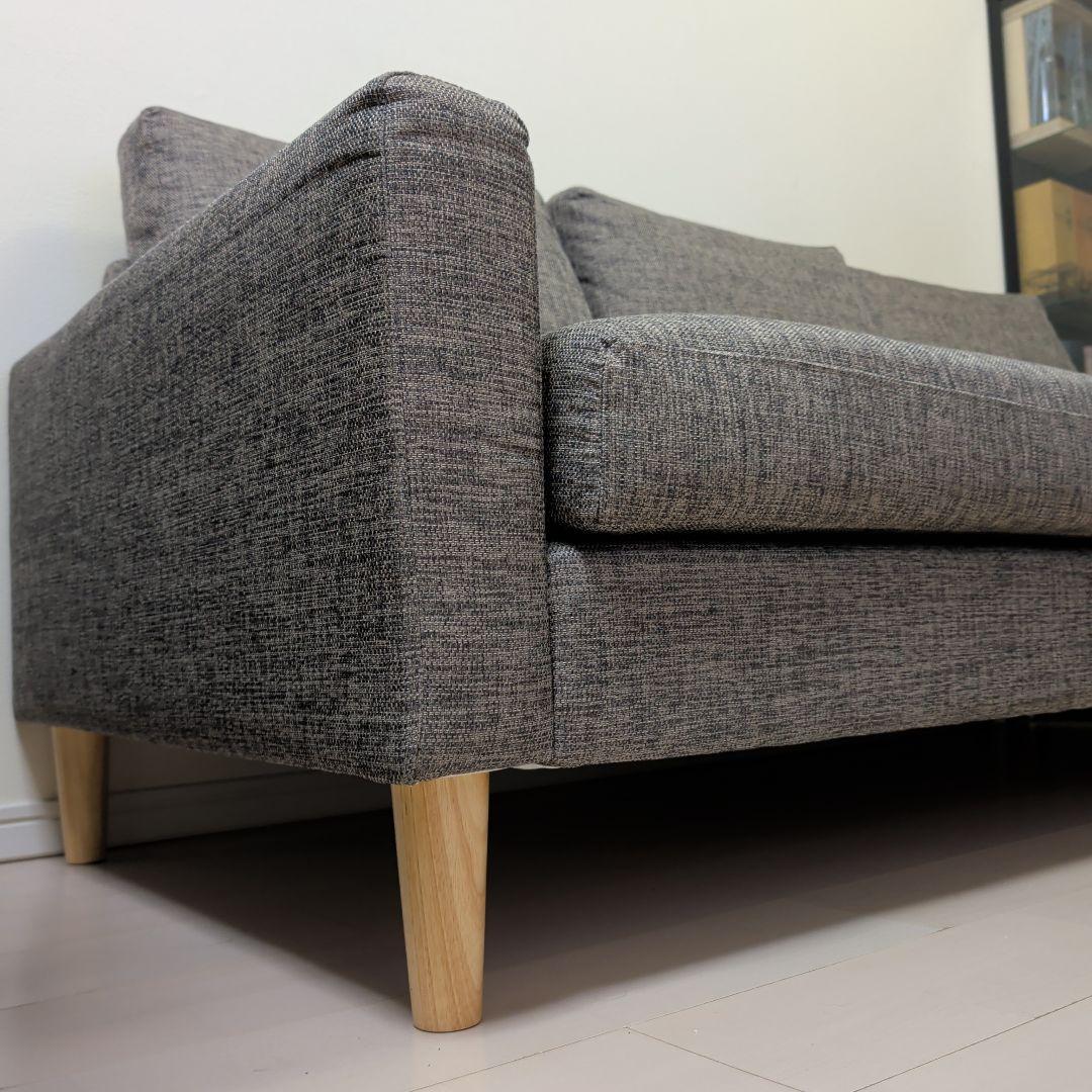 【東京都】ニトリ 布張りカウチソファ Nポケット A7 3人掛け FM-MO