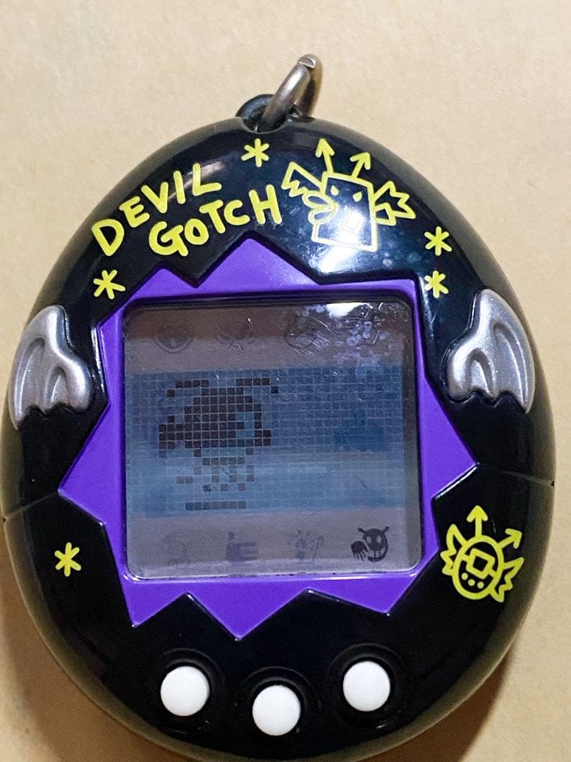 ( ・ᴗ・ )⃕↝【超希少レア当時物】デビルっちのたまごっち黒紫