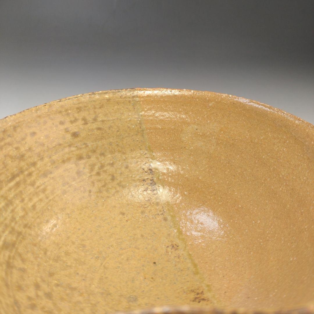 イ283 茶碗『菁光窯 利岡清光』『伊羅保茶碗　共箱』抹茶碗　茶道具