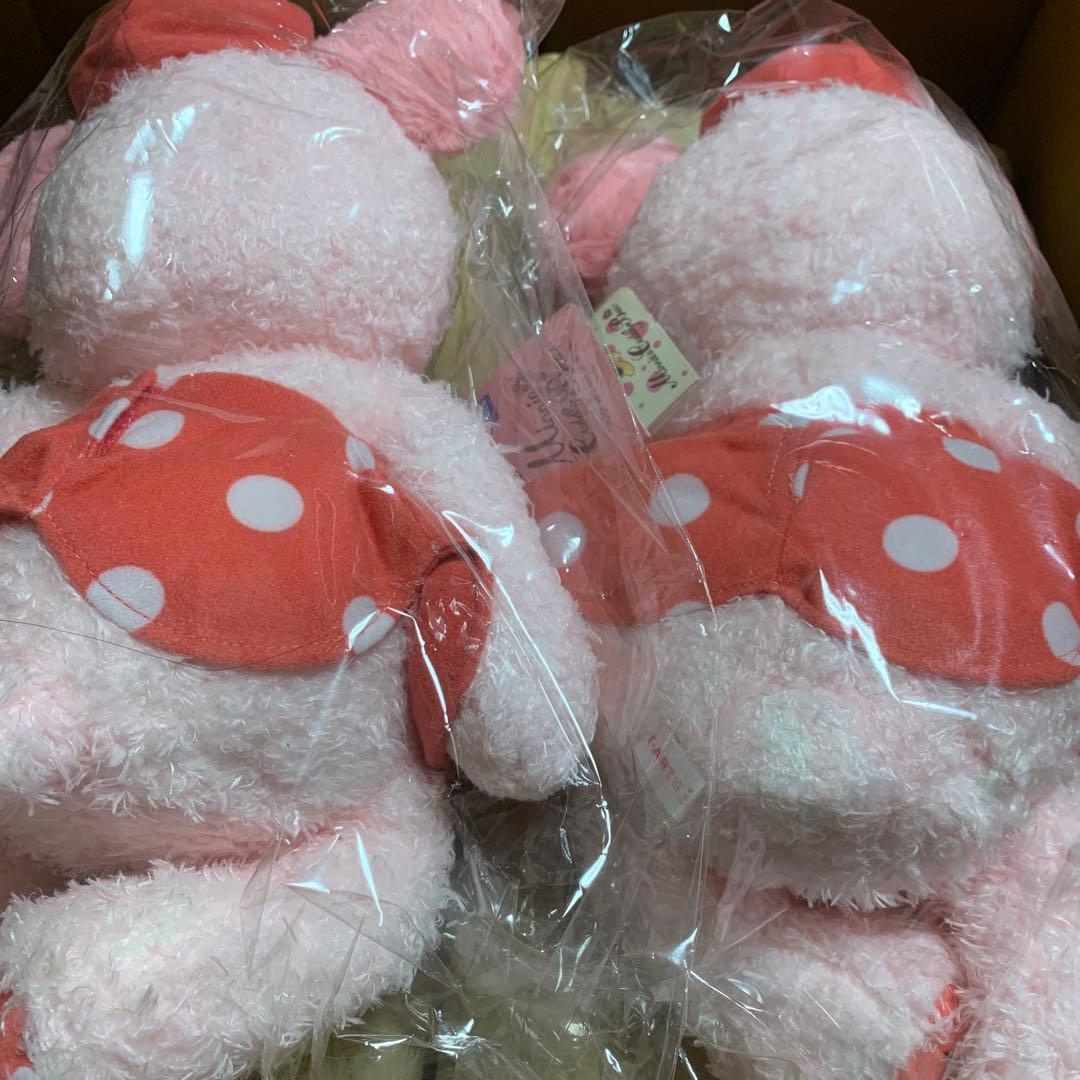 ディズニー　タグ付　カドリーベア　ミニー　ぬいぐるみ　ピンク　くま 2個セット