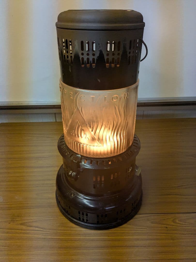 PERFECTION　パーフェクション　石油ストーブ500型　替芯付USAガラス