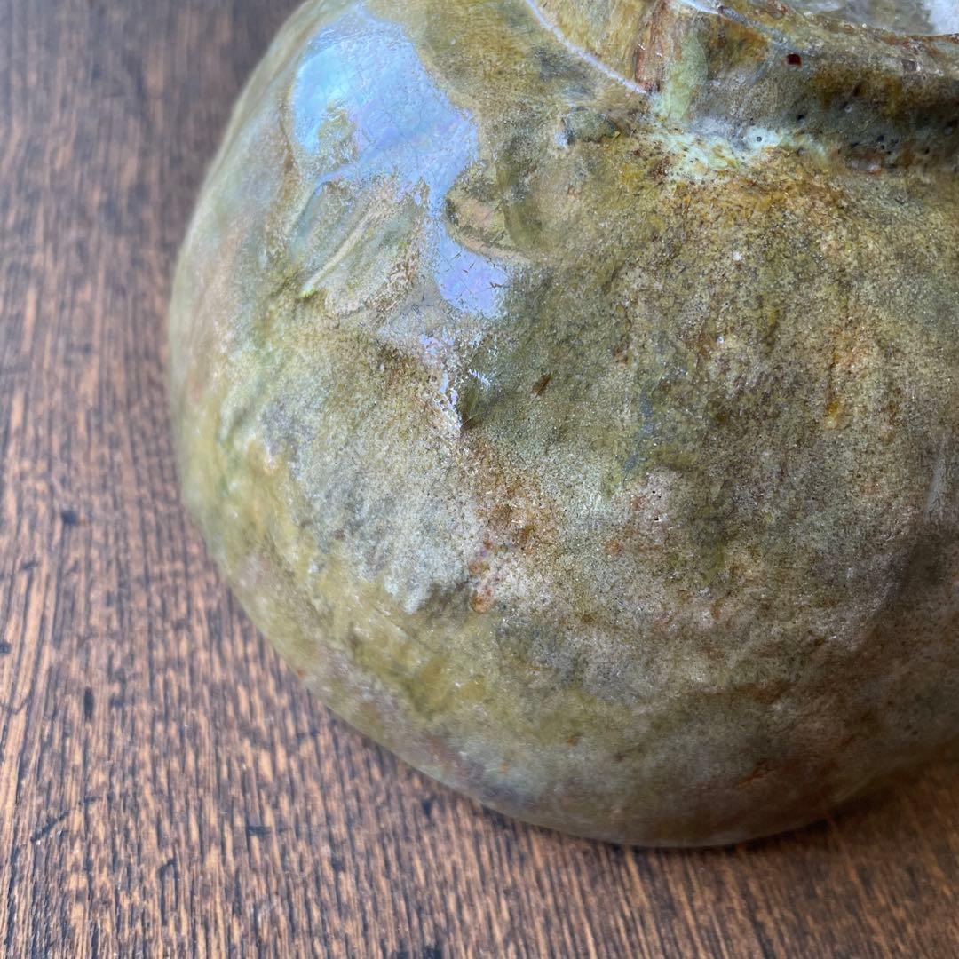 Mさま専用ページ＊飴釉窯変辰砂　茶碗　金継　抹茶茶碗　時代物＊