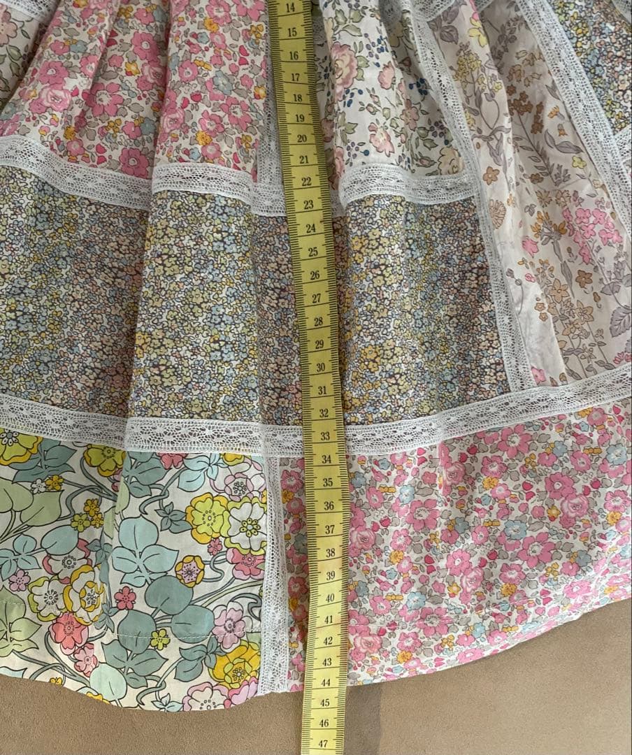Peets　ボンポワン　リバティー柄　希少　スカート　12歳　超美品