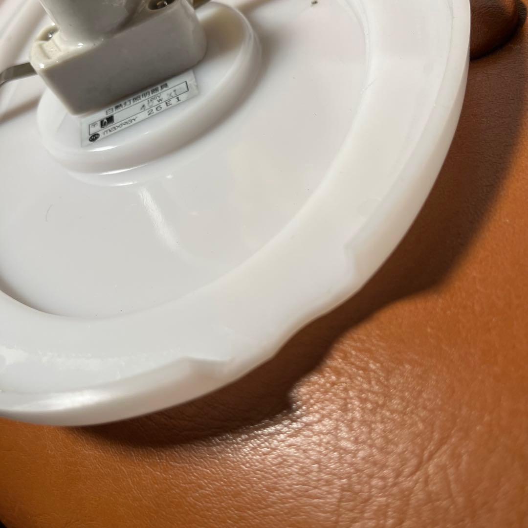 希少　当時物　アヒルスタンドライト 乳白色　ガラス 照明　ランプ