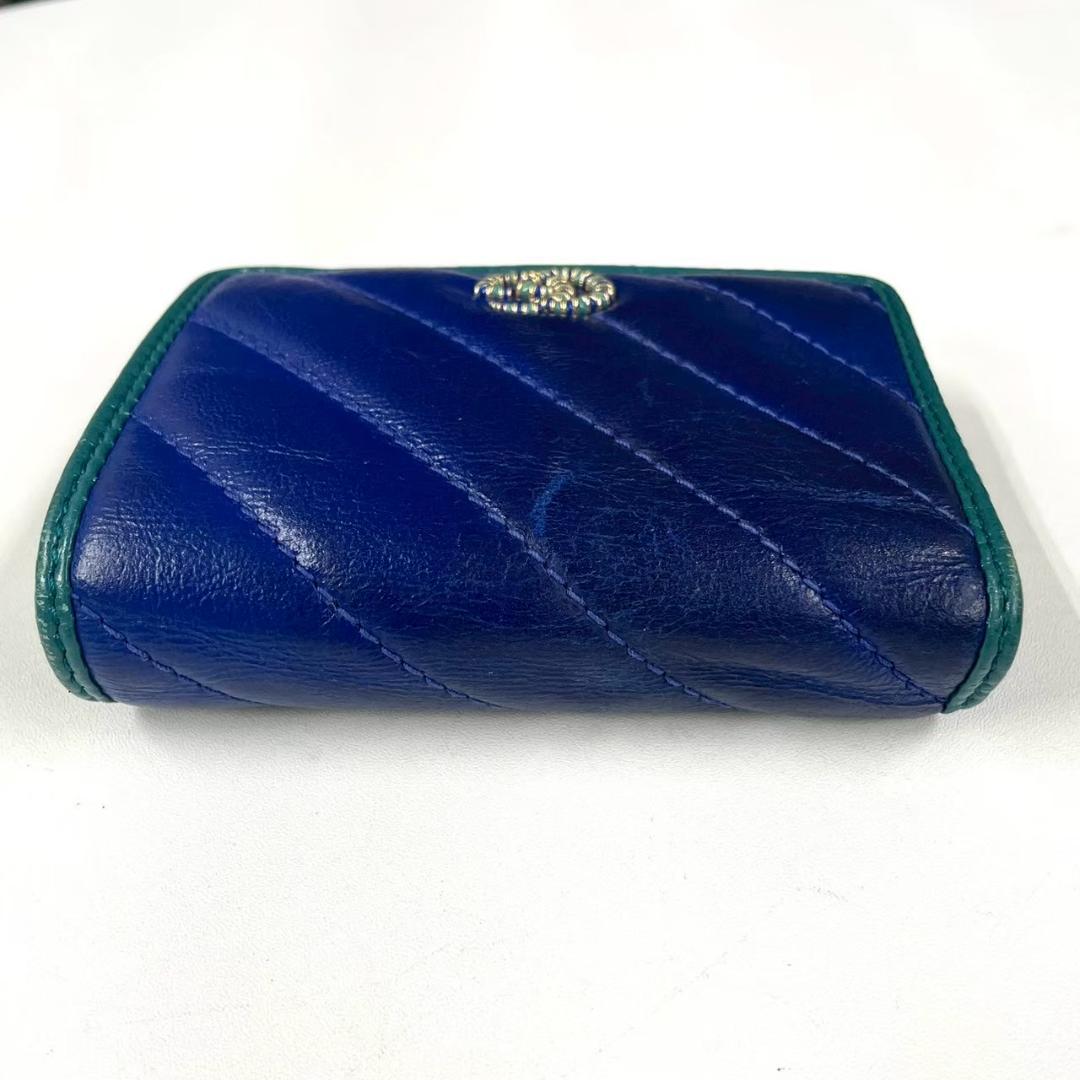 GUCCI グッチ GGマーモント 二つ折り財布 カーフレザー