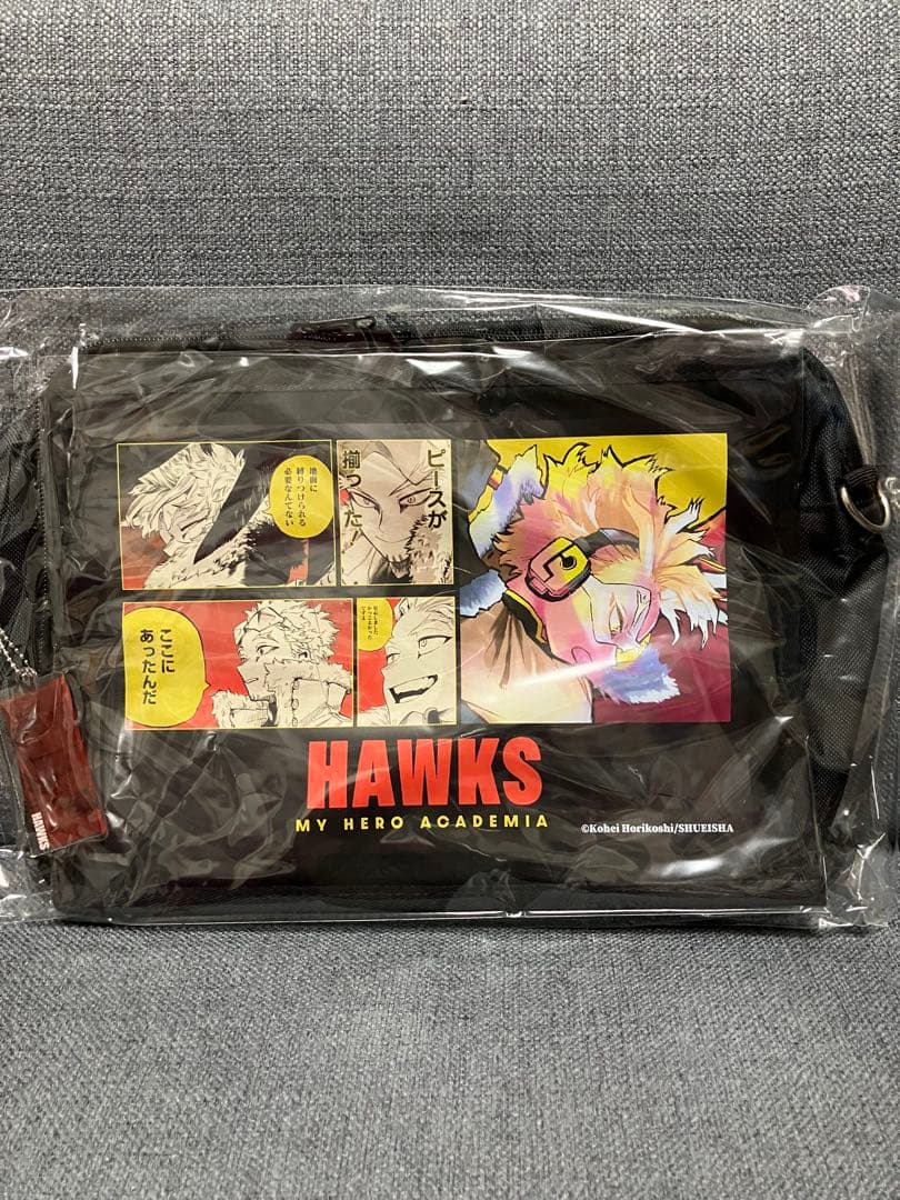 僕のヒーローアカデミア魅せ窓ショルダーバッグ（特製アクリルチャーム付き）ホークス