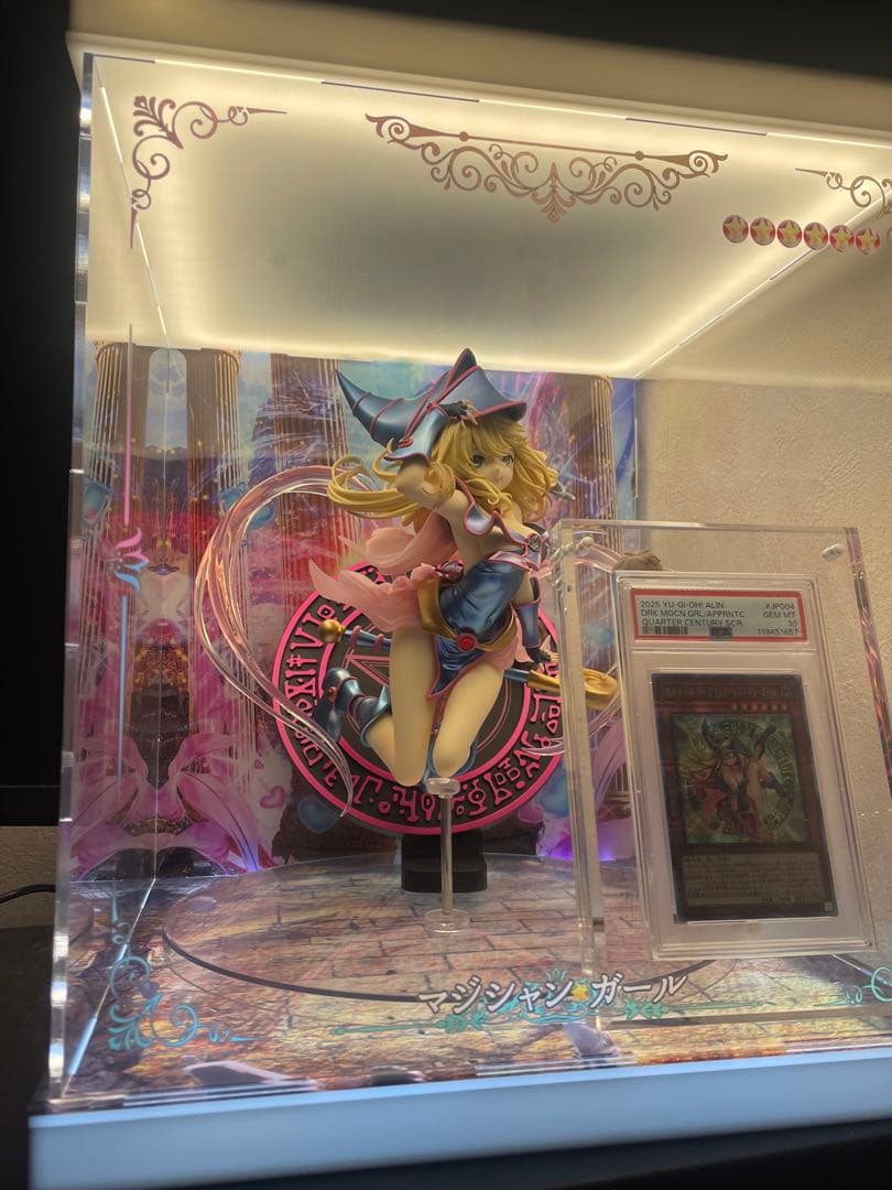 ブラックマジシャンガール 遊戯王カード フィギュア セット マギアーツ psa