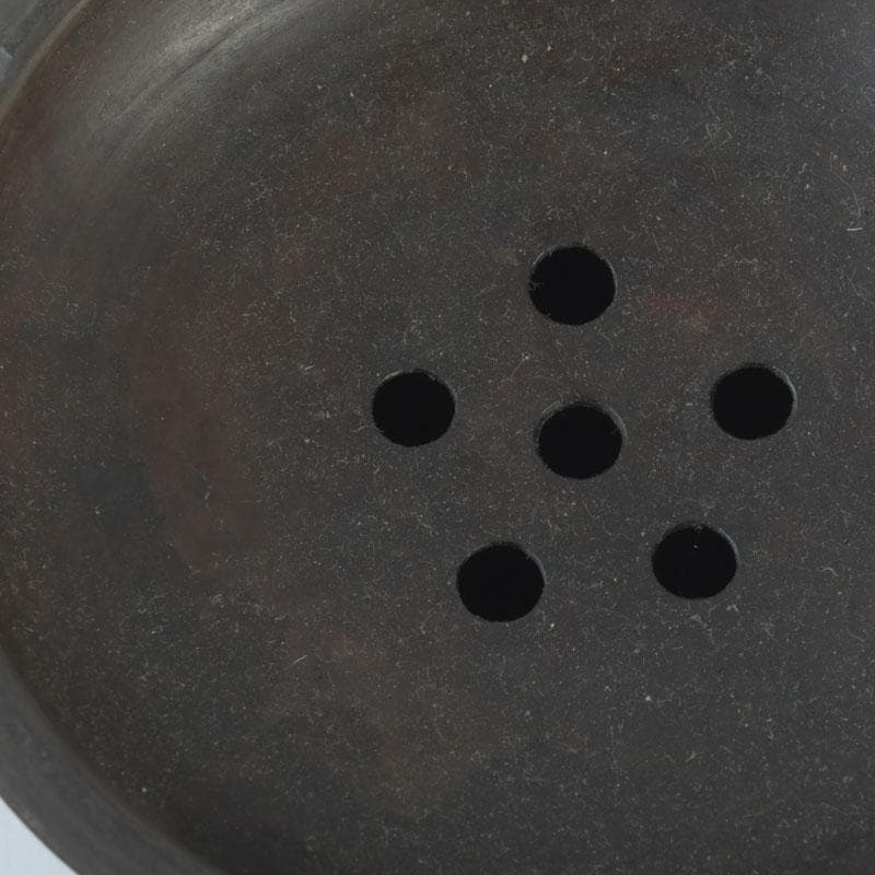 煎茶道具　古銅　茶こぼし　建水　V　9642