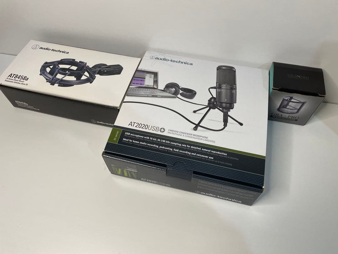 AT2020USB コンデンサーマイクセット