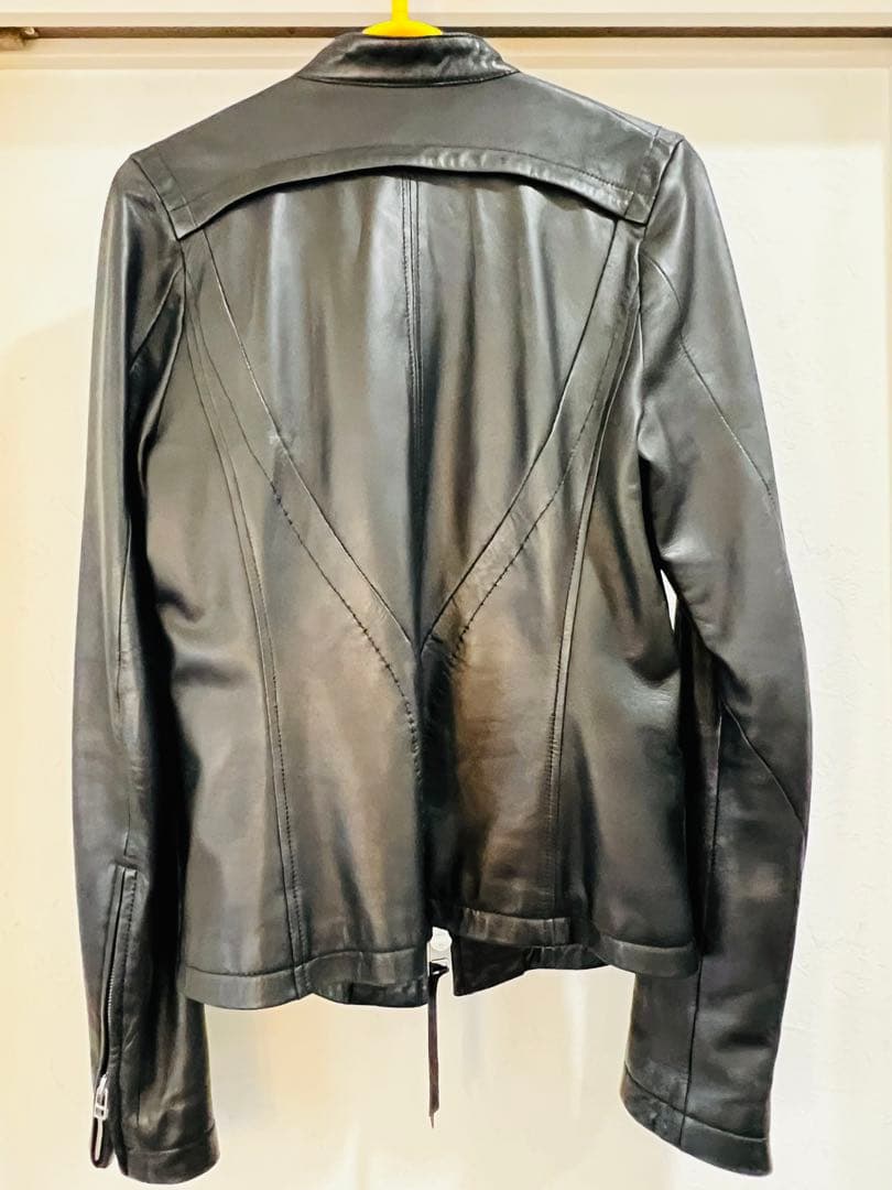 EKAM シングル ライダース ジャケット 羊革 S