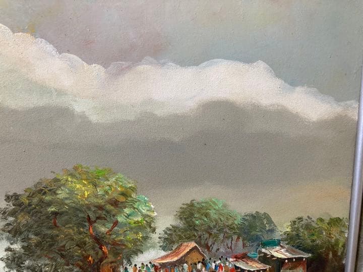 絵画　バングラデシュ　油絵　アート