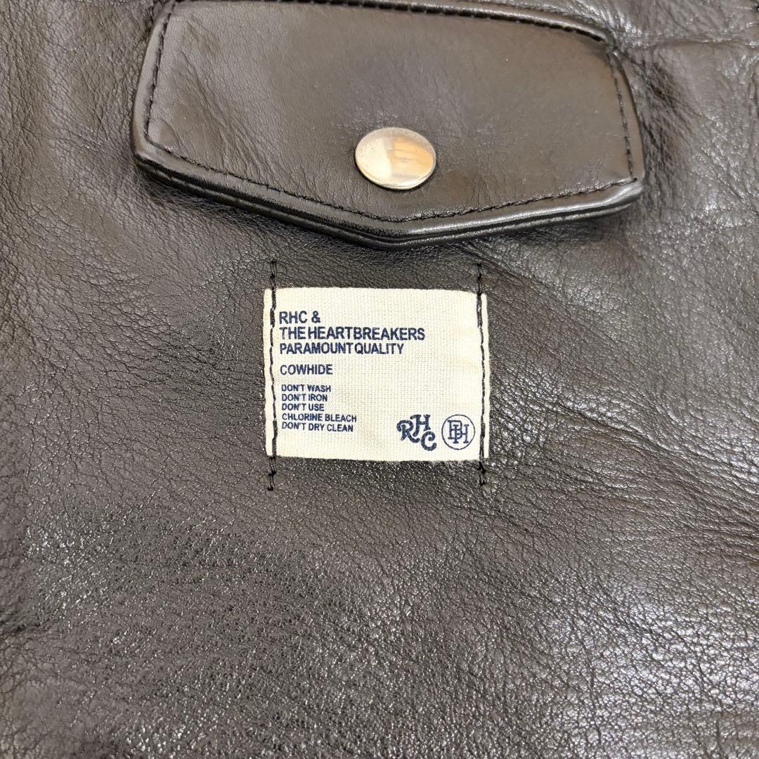 定価17万★ロンハーマン × ベドウィン★コラボレザーライダースジャケット　牛革