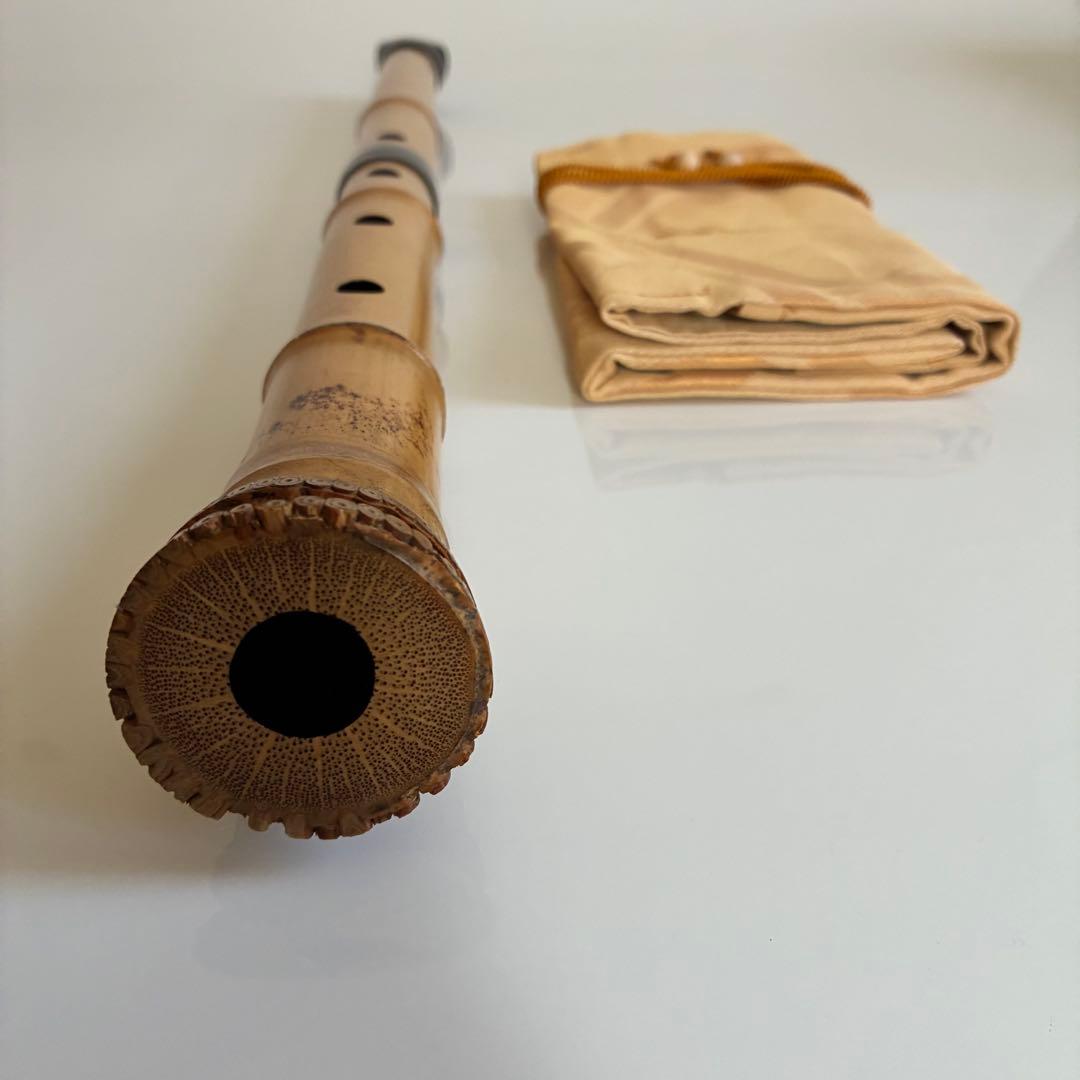 尺八　２代目河野玉水　都山流２尺１寸正寸管(伝統調律)