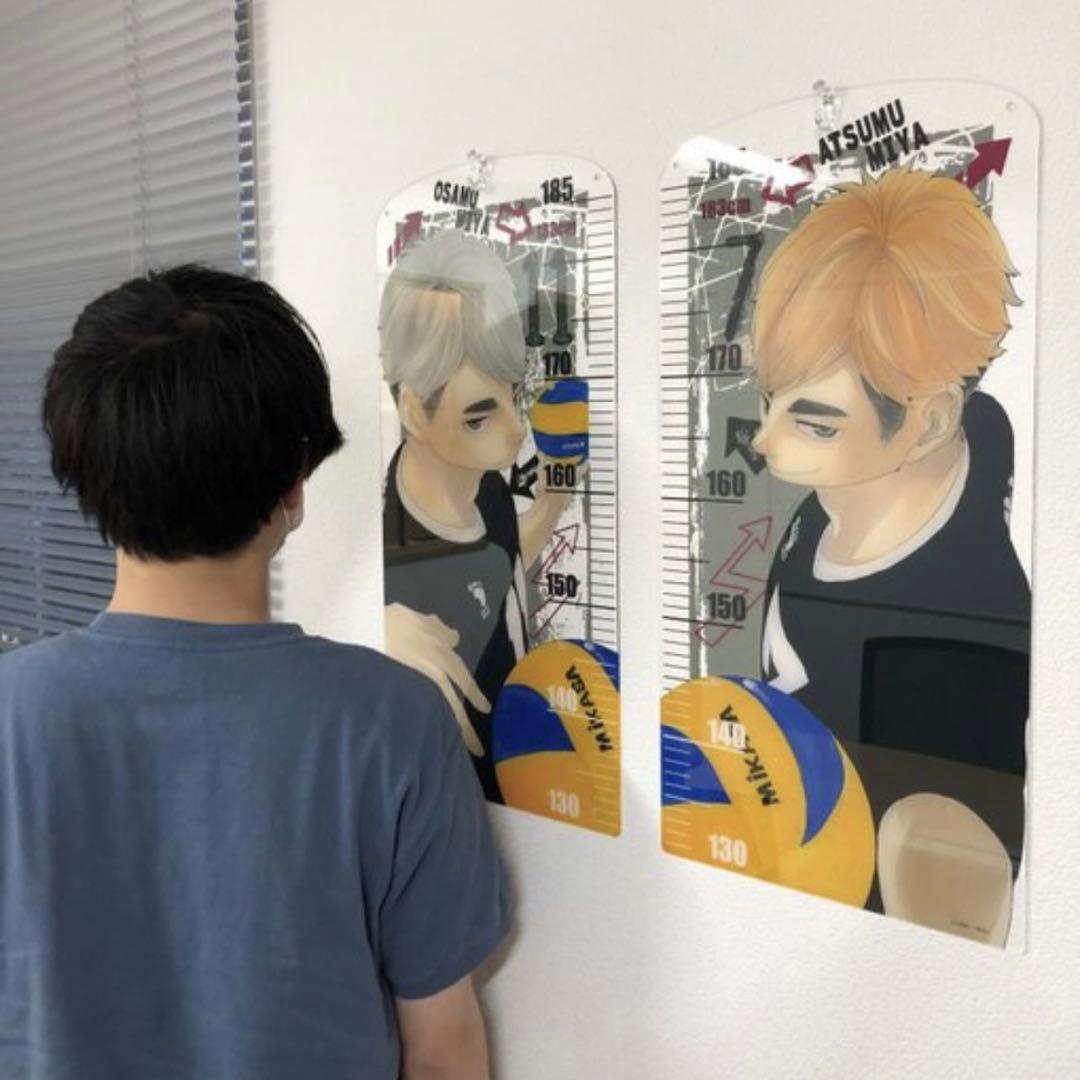 研磨 アクリル板　アクリル 等身大 身長計 ハイキュー ゴミ捨て場の決戦