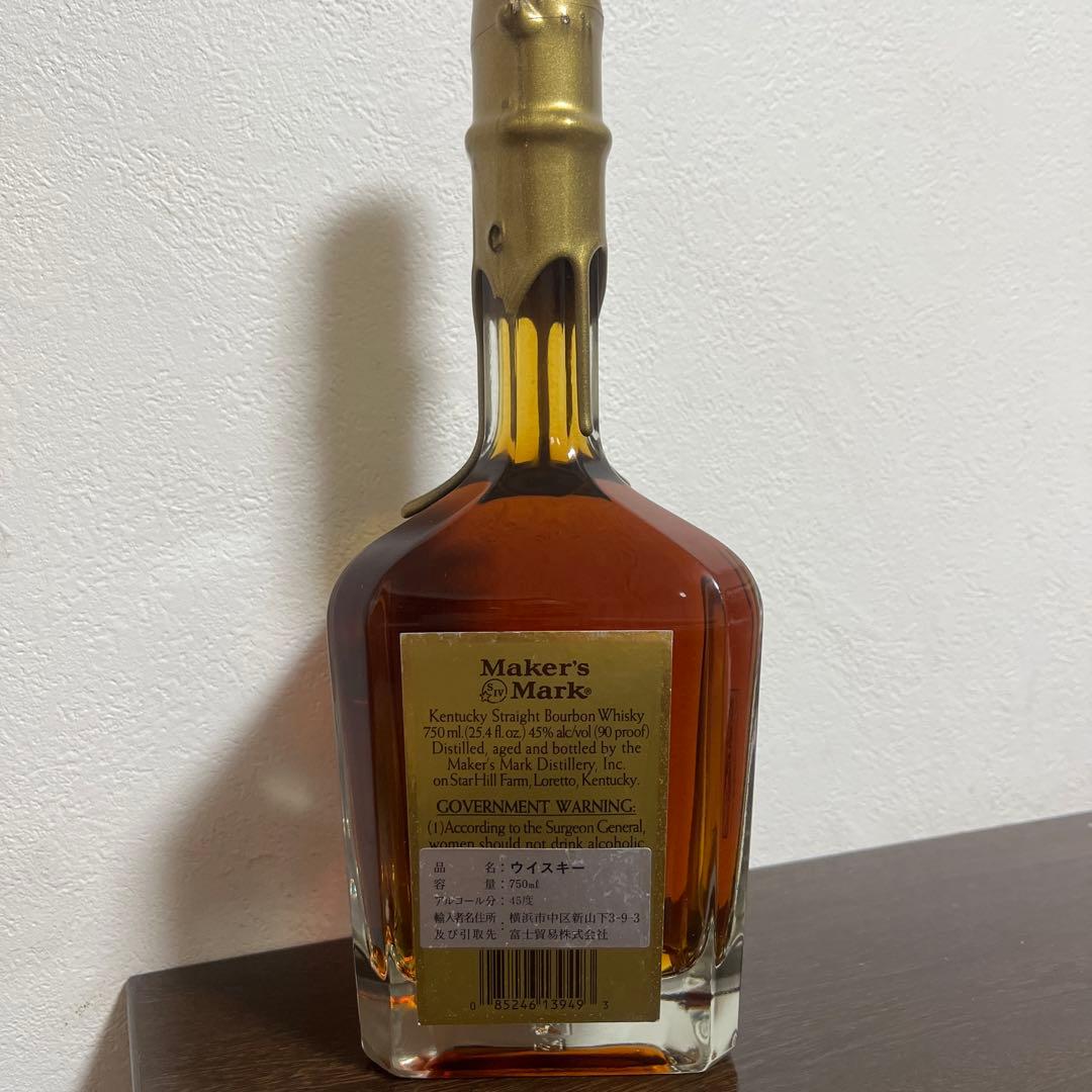 メーカーズマーク ＶＩＰゴールドトップ　バーボン 45度 750ml