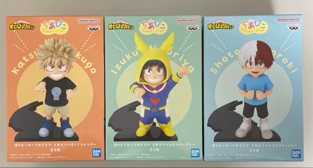 【未開封】「僕のヒーローアカデミア」 ちあぴこ　３種セット