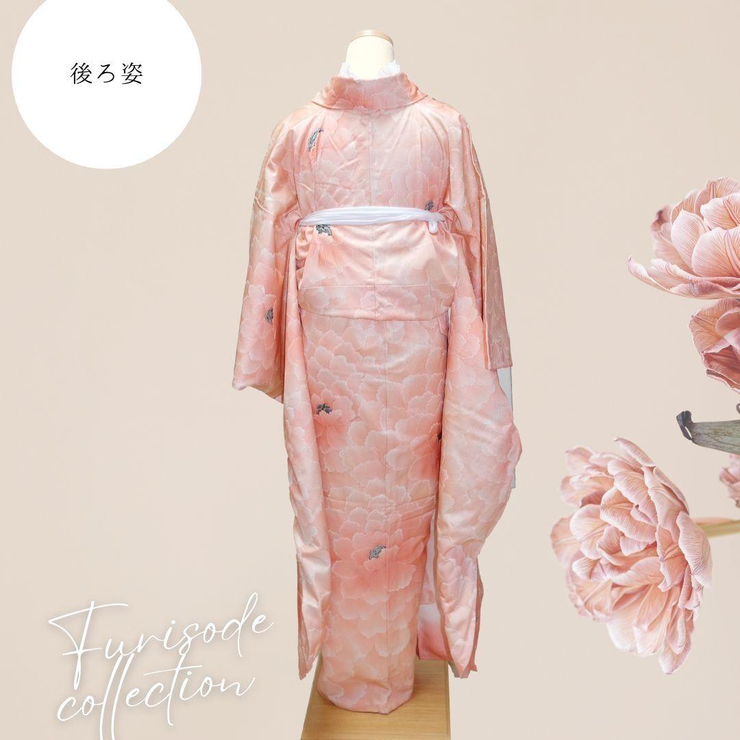 mm♡彡即日発送　SALE！振袖フルセット ベビーピンク　牡丹柄