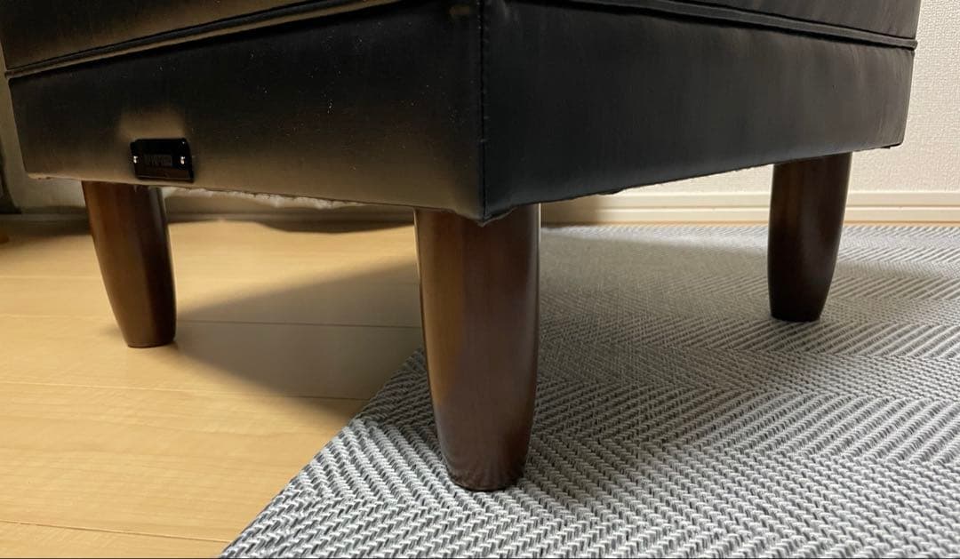 カリモク60　オットマン　スタンダードブラック B