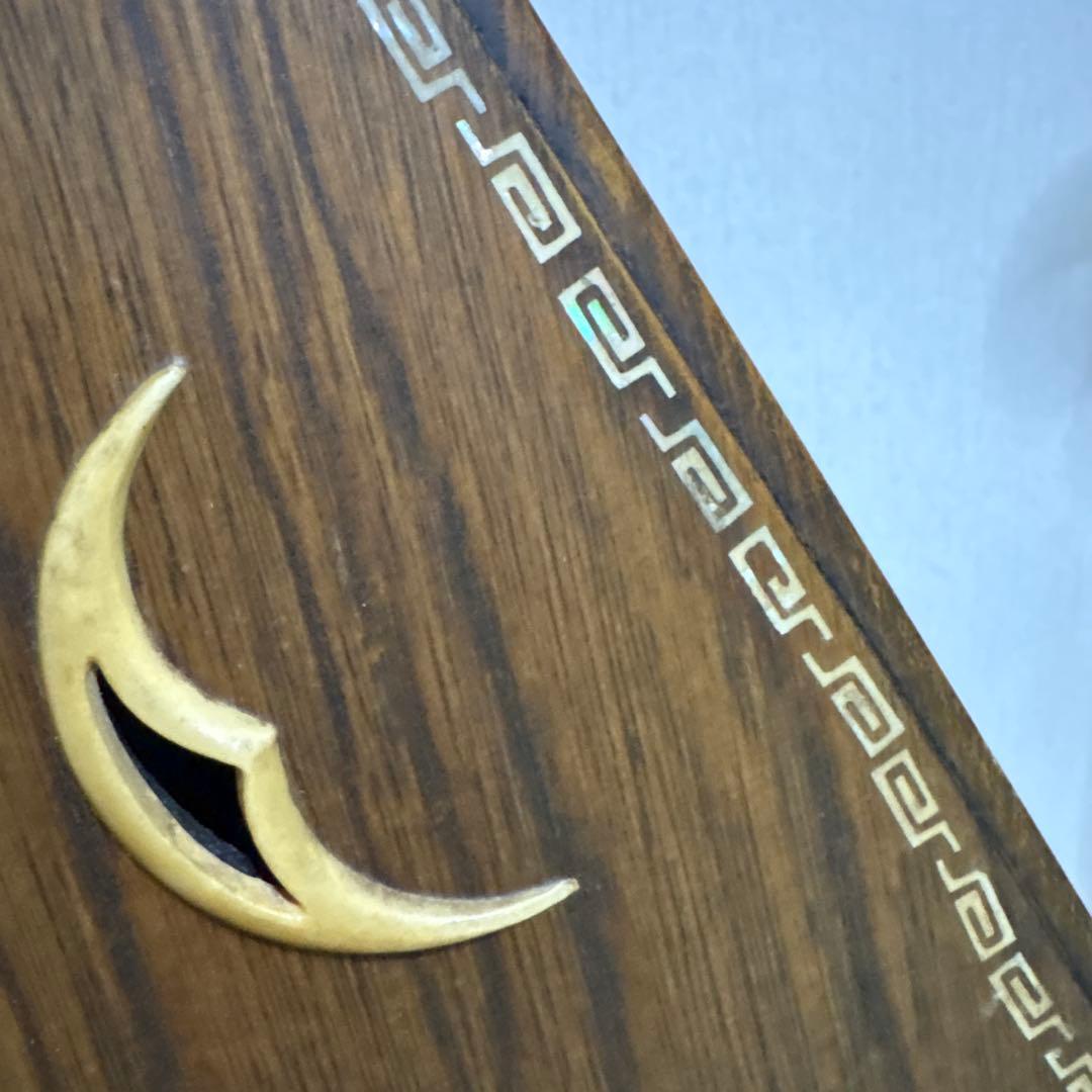 筑前琵琶　四弦　五柱　琵琶 螺鈿希少　琵琶立て　弦楽器　琵琶台　民族楽器　4弦