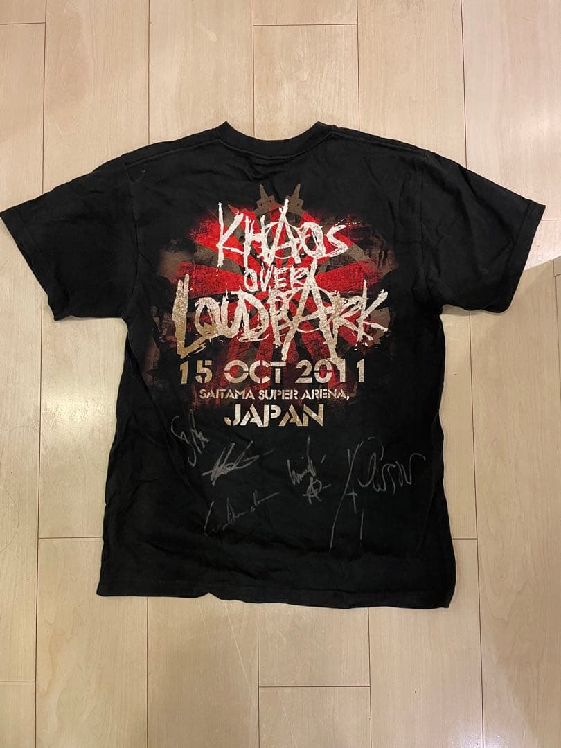 ARCH ENEMY バンドTシャツ サイン入りLOUDPARK