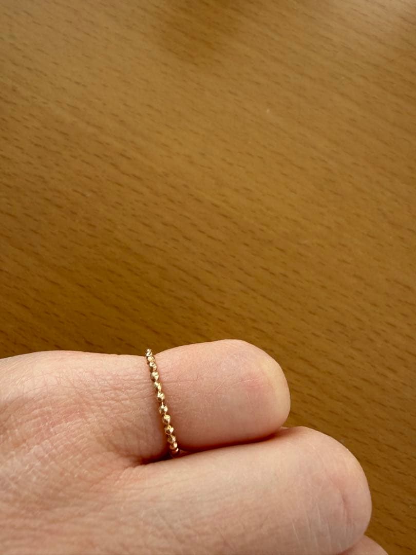 アガット　ピンキーリング