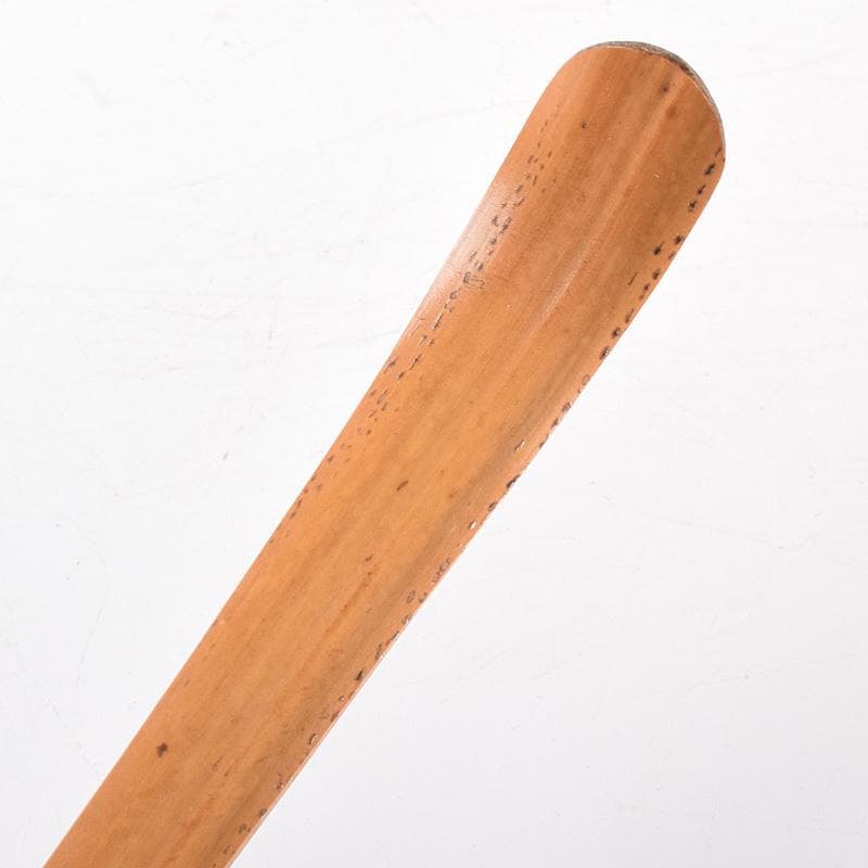 茶道具　表千家九代了々斎自作　茶杓　銘「吉野」　書付　共筒共箱　D　R7640