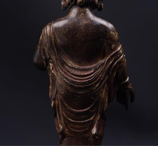 誕生仏　古銅仏像　旧家蔵出品　#672