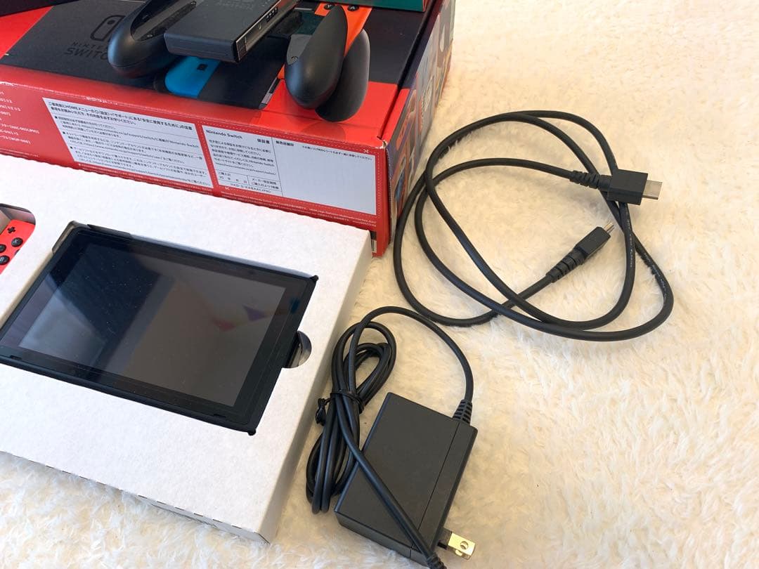 【基本動作確認済み】Nintendo Switch 本体 箱付き