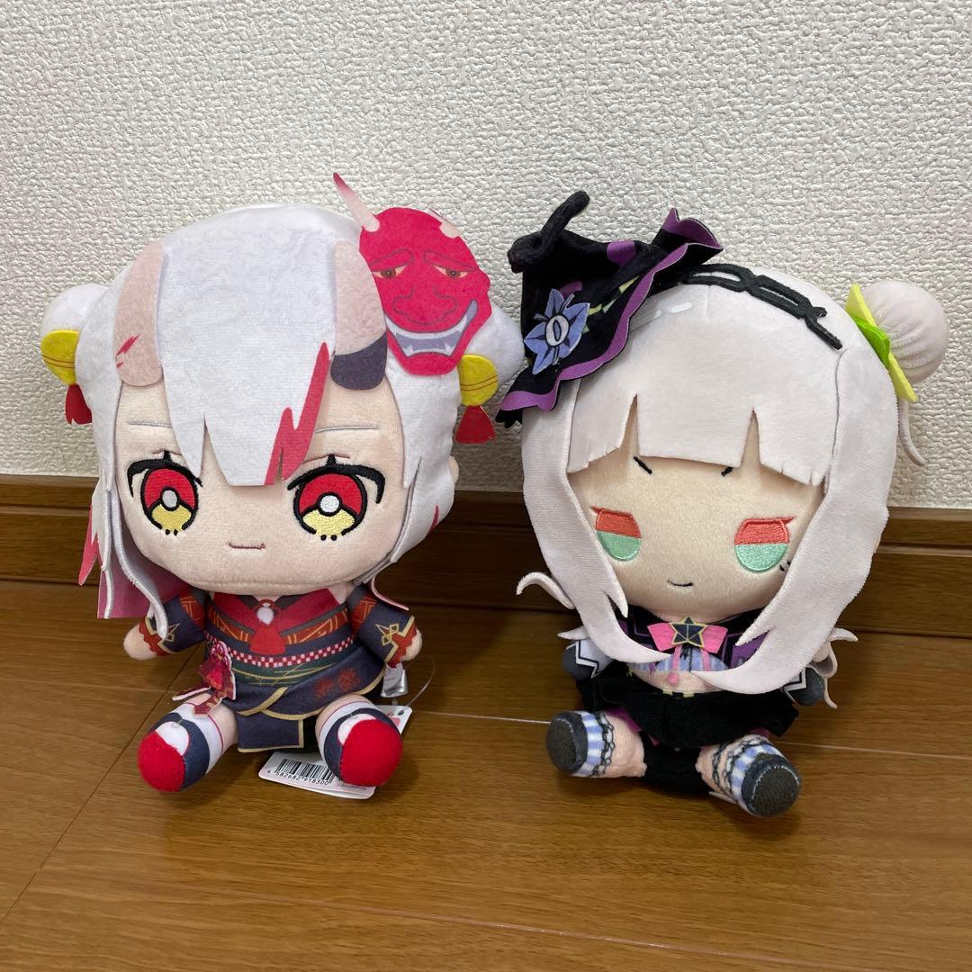 hololive ぬいぐるみ　セット売り　百鬼あやめ、夏色まつり、紫咲シオン