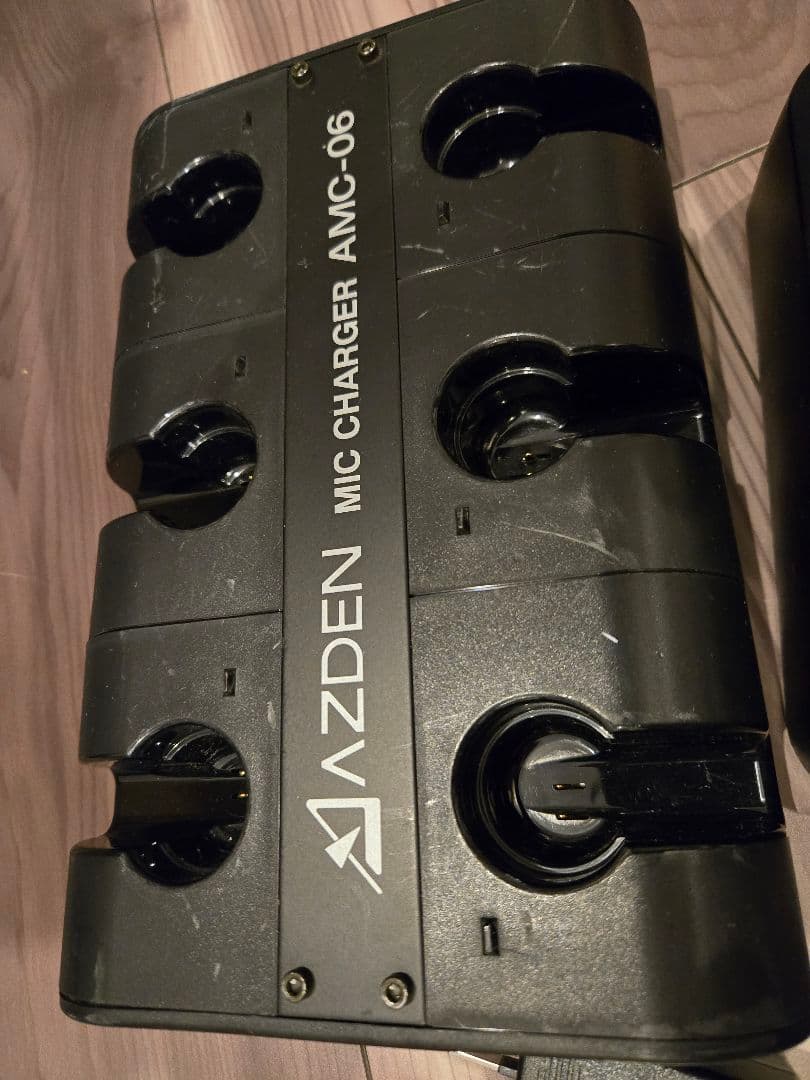 【AZDEN】アズデンダイナミックマイクロフォンIRH-56受信機充電器セット