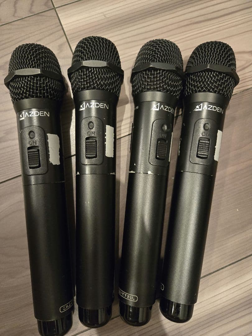 【AZDEN】アズデンダイナミックマイクロフォンIRH-56受信機充電器セット