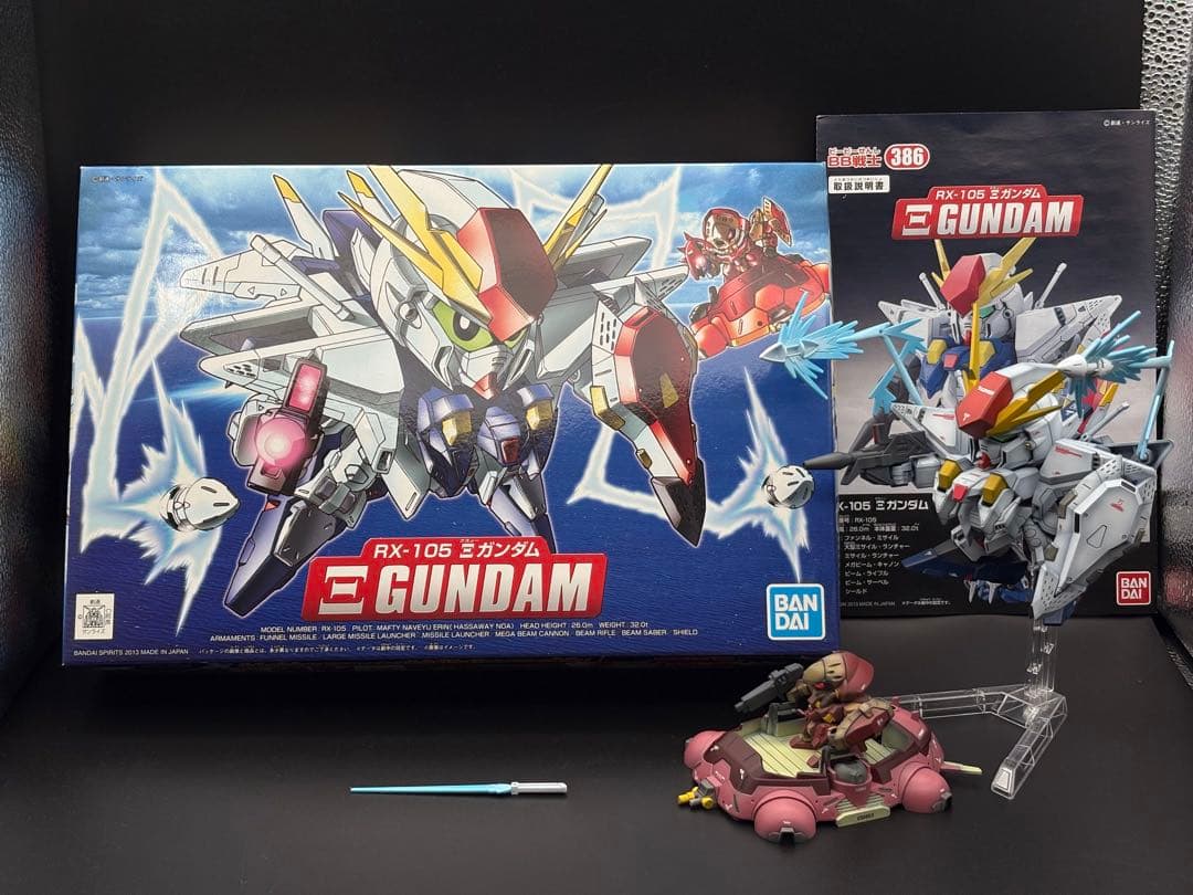SDガンダム　BB戦士 クスィーガンダム　メッサー　ギャルセゾン　塗装済み完成品