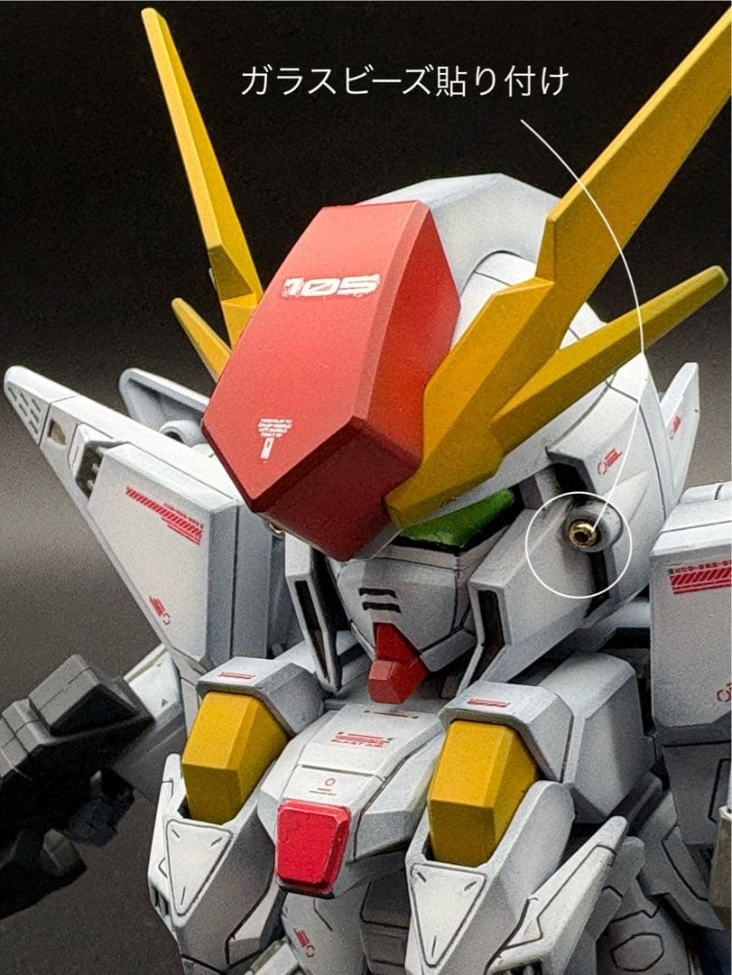 SDガンダム　BB戦士 クスィーガンダム　メッサー　ギャルセゾン　塗装済み完成品