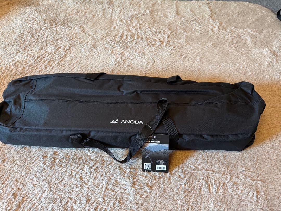 【新品正規品】ANOBA★アノバ★ウッドロールテーブル★ブラックエディション