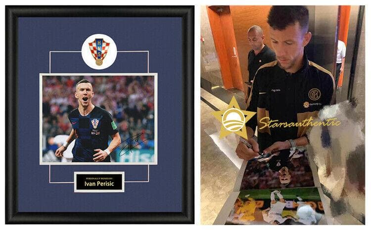 直筆サイン入り写真 イヴァン・ペリシッチ FCバイエルン・ミュンヘン SA鑑定済