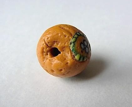 ★X1603★ 古代 とんぼ玉 (A06) イスラム　ガラスビーズ　モザイク象嵌