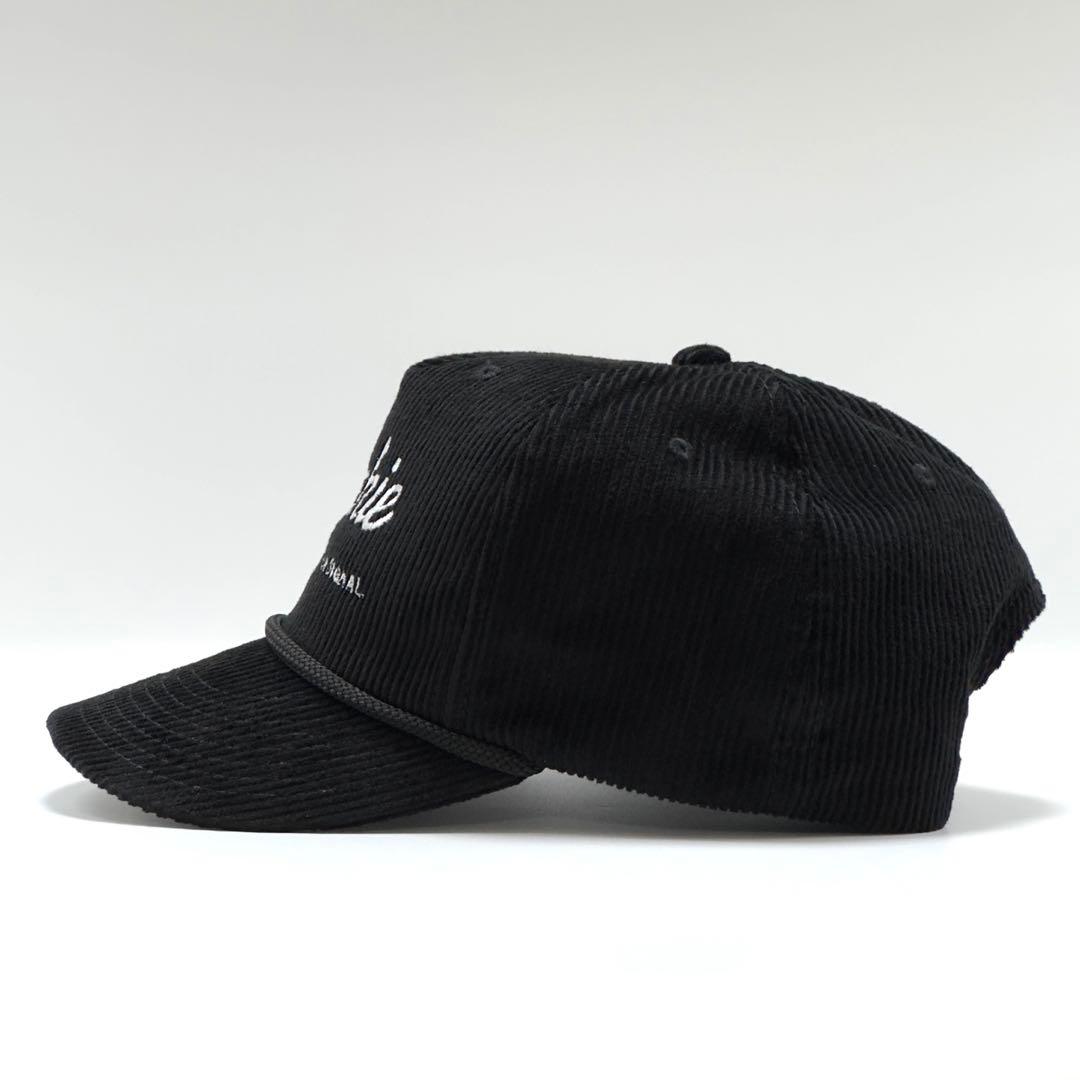 【コーデュロイ】Junkie トラッカーキャップ ブラック