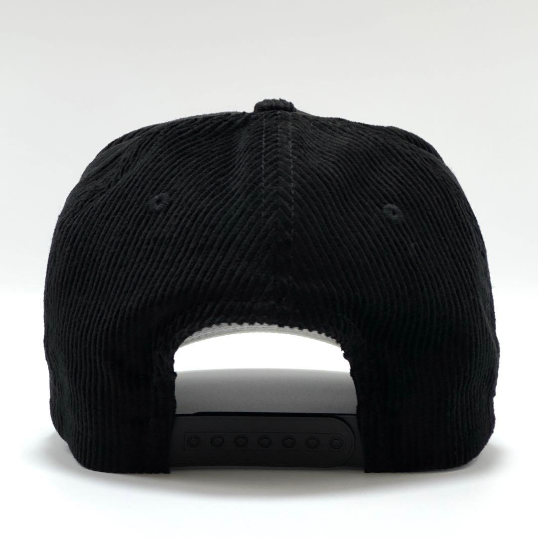 【コーデュロイ】Junkie トラッカーキャップ ブラック
