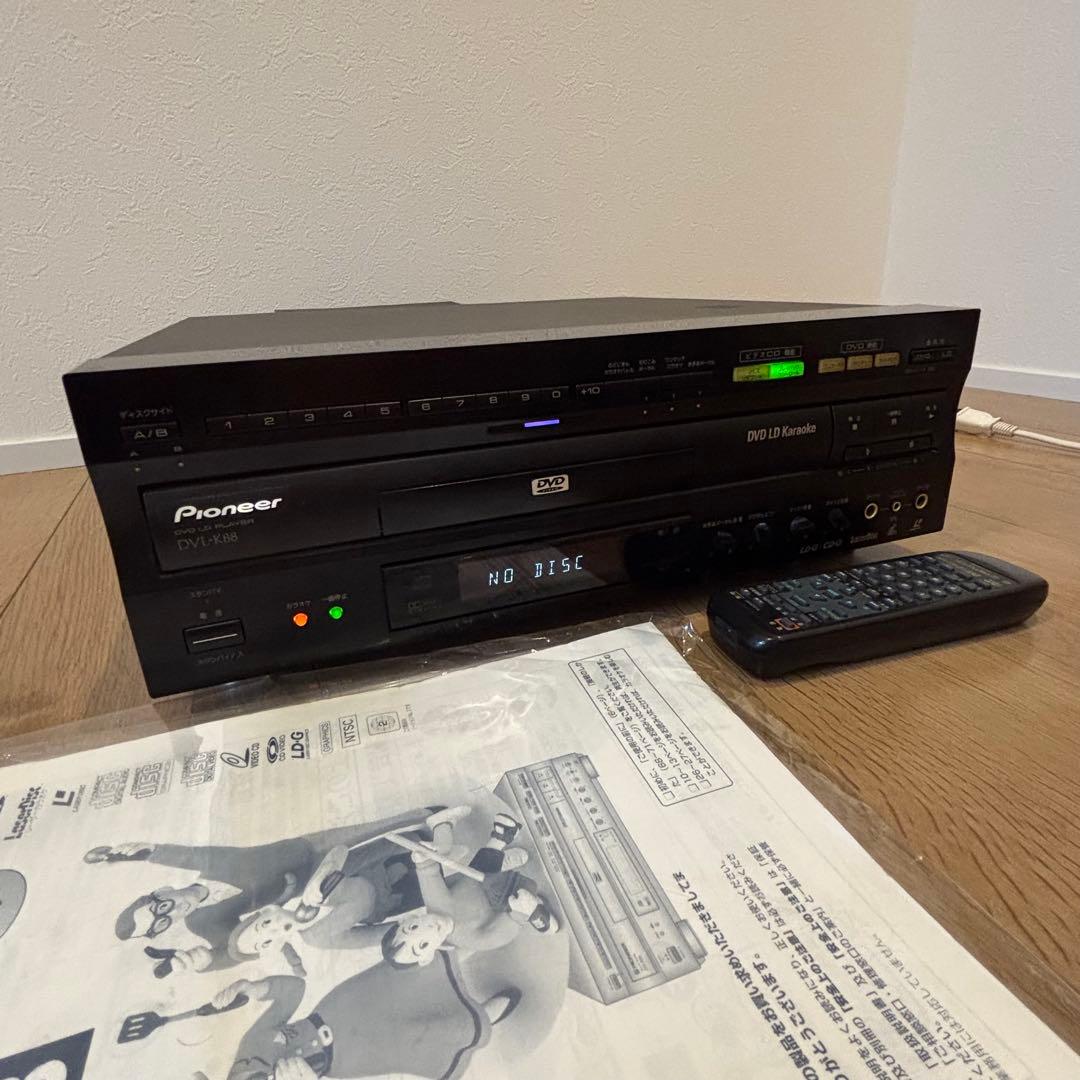 美品Pioneer DVD/LDコンパチブルプレーヤーカラオケ対応DVL-K88