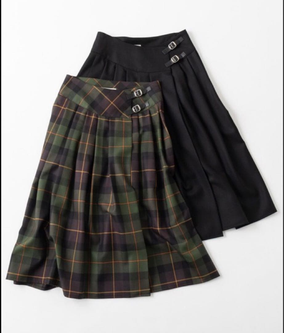 O'Neil of Dublin ウーステッドウール バスク巻きスカート