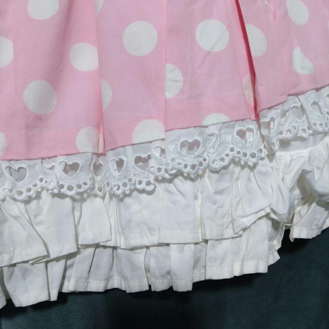 Angelic Pretty♡ドットフリルスカート♡ピンク♡美品